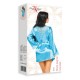 PEIGNOIR ET STRING SHERIE TURQUOISE BEAUTY NIGHT FASHION