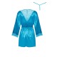 BEAUTY NIGHT FASHION SHERIE PEIGNOIR AND THONG TURQUOISE