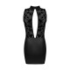 VESTIDO Y TANGA CAMERON NEGRO BEAUTY NIGHT FASHION
