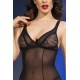 NUISETTE ET STRING CR-4723 NOIR CHILIROSE
