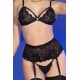 ENSEMBLE 5 PIÈCES CR-4728 NOIR CHILIROSE