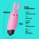 O-PET LAPIN AVEC VIBROMASSEUR BULLET À 10 VIBRATIONS ROSE PASTEL CRUSHIOUS