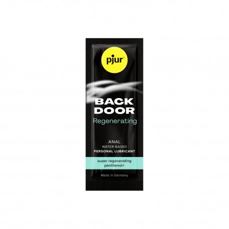 SOBRE DE LUBRICANTE A BASE DE AGUA PJUR BACK DOOR REGENERATING 2ML
